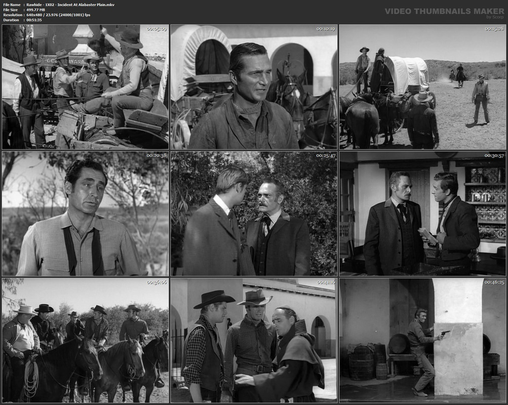 Rawhide - 1X02 - Incident At Alabaster Plain.mkv