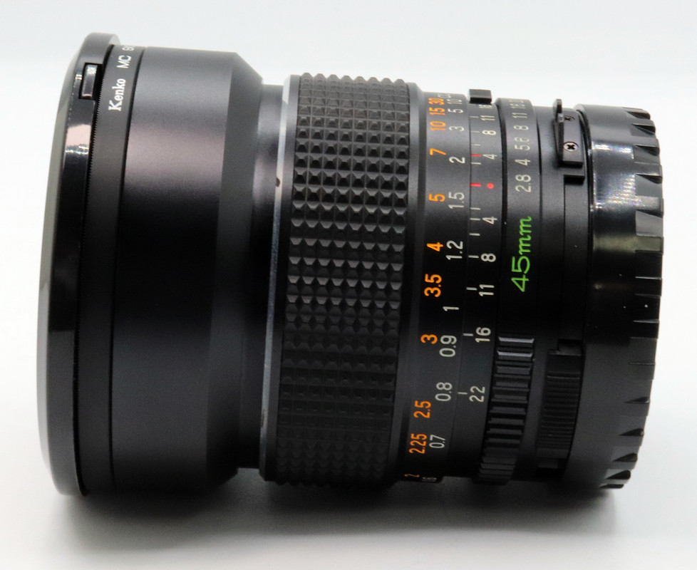 【MINT in Case + Filter】 Mamiya Sekor C 45mm F2.8 Lens for 645 From