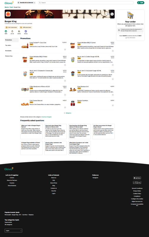 Fire Shot Capture 3020 Burger King delivery in Murcia Glovo glovoapp com