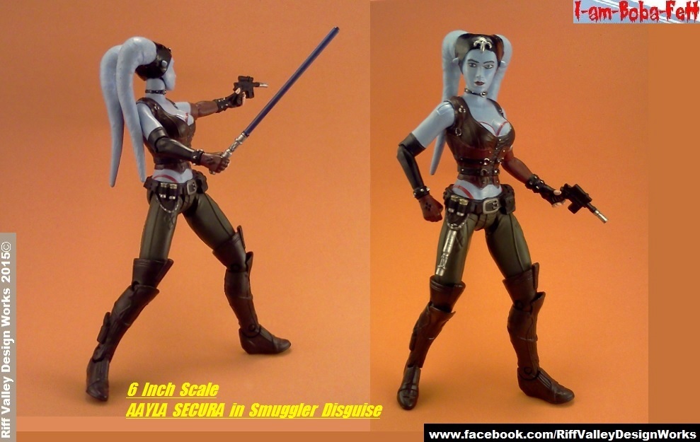 custom 6 inch scale aayla secura smuggler Y