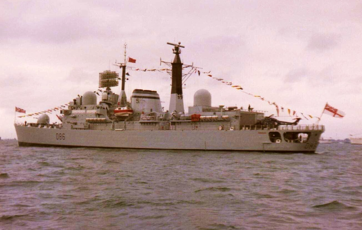 HMS Birmingham 28 июня 1977