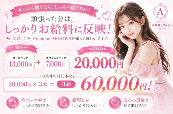 Premium ARROWS 高収入・給与例