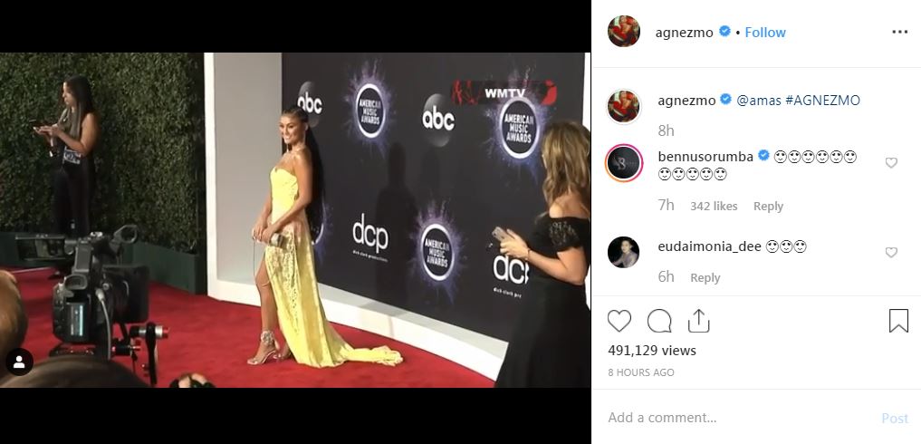 Agnez Monica di America Music Awards 2019