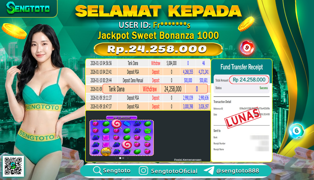 BUKTI PEMBAYARAN SLOT SWEET BONANZA 1000