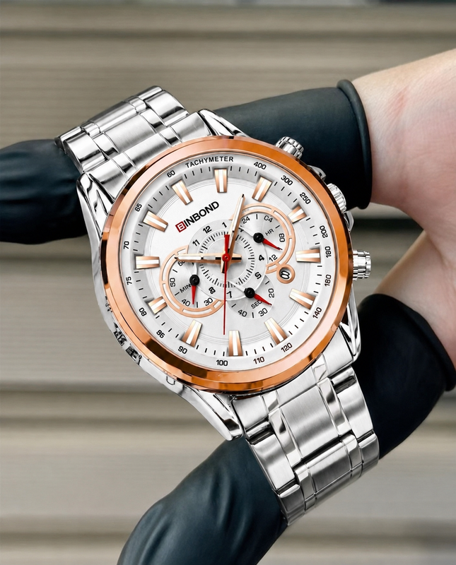 Binbond wristwatch lifestyle photo 5