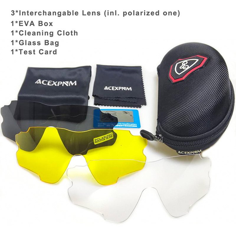 NEW 2020 Polarized Cycling Glasses Mountain Bike Goggles Sports 4 LENS UV400