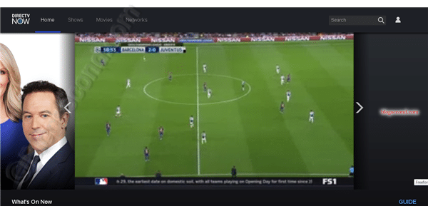 Gambaran dari Situs Directvnow