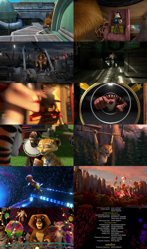 Madagascar 3: Europe's Most Wanted (2012) 1080p | 720p | 480p BluRay [Hindi (हिन्दी) + English] DD5.1 HEVC ESub