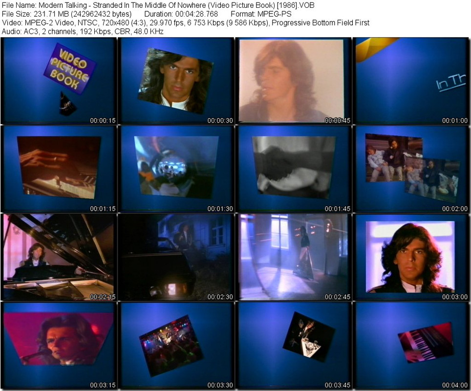 Modern Talking - Stranded In The Middle Of Nowhere (Video Picture Book) [1986].VOB_tn