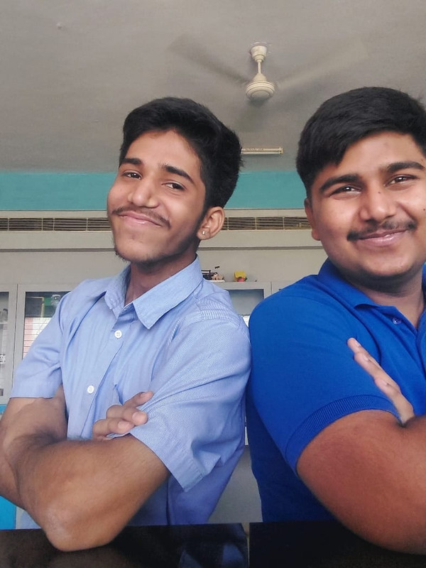 Photo of Ayush and Aditya