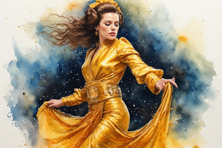 Princess-Leia-in-Golden-outfit-(16)