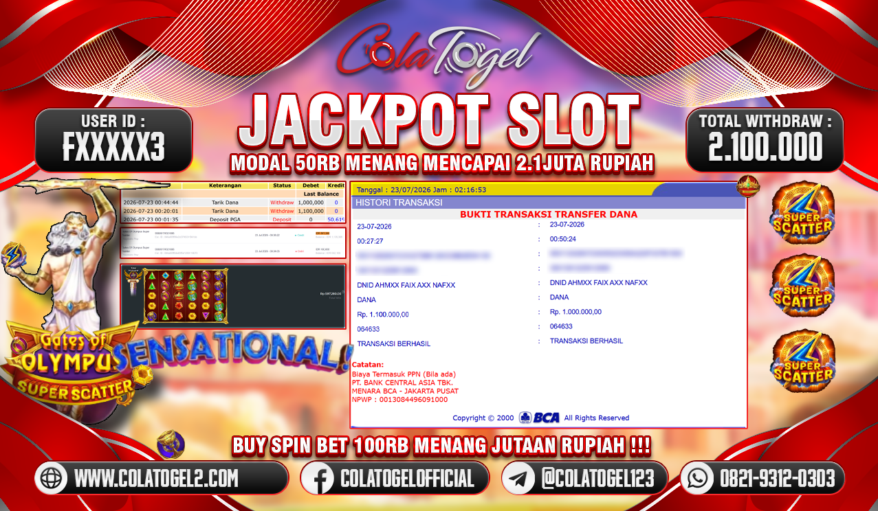JACKPOT SLOT GACORR!!