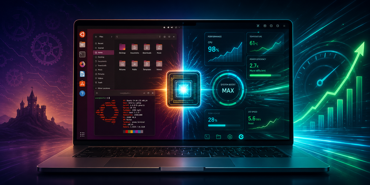 Depois de seis anos navegando na estabilidade morna do Ubuntu, um usuário performance-obsessed resolveu testar CachyOS. O resultado? Um Arch derivative agressivamente otimizado que entrega responsividade onde o Ubuntu apenas “funciona”. Não é revolução. É evolução cruelmente eficiente.