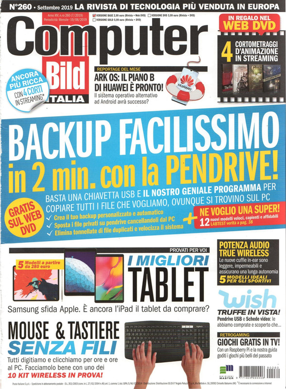 Computer Bild Italia - Settembre 2019