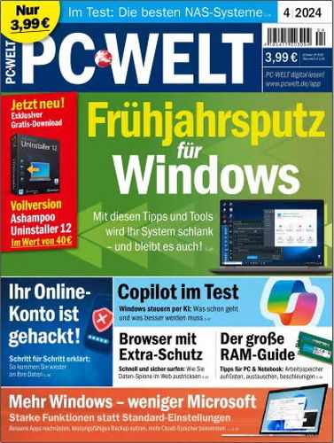 Cover: Pc Welt Magazin No 04 April 2024