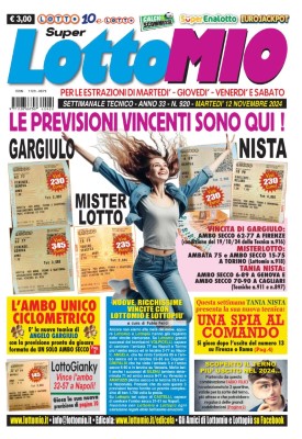 Lottomio di Martedì N.920 - 12 Novembre 2024