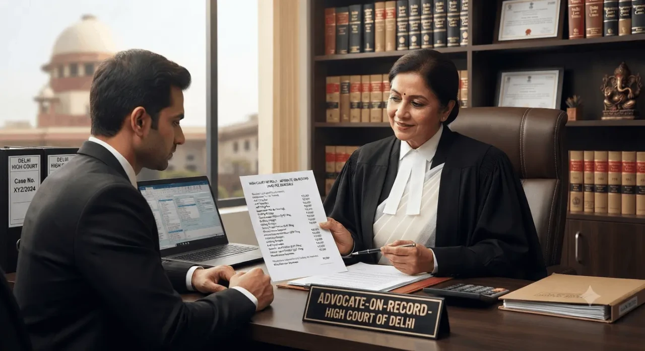 High Court Case Fees of Advocate-on-Record in Delhi
