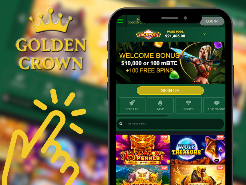 golden crown casino online login