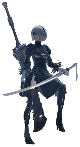 2B in NieR: Automata