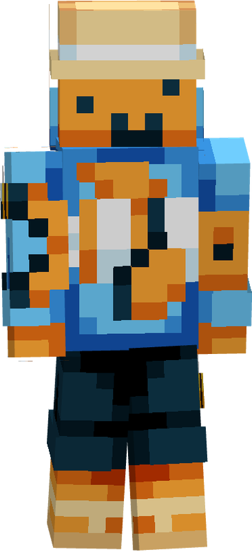 Day 21 of making Pmcers in hive style without their permisson: FEESH GANG EDITION: KnockbackNemo Minecraft Skin