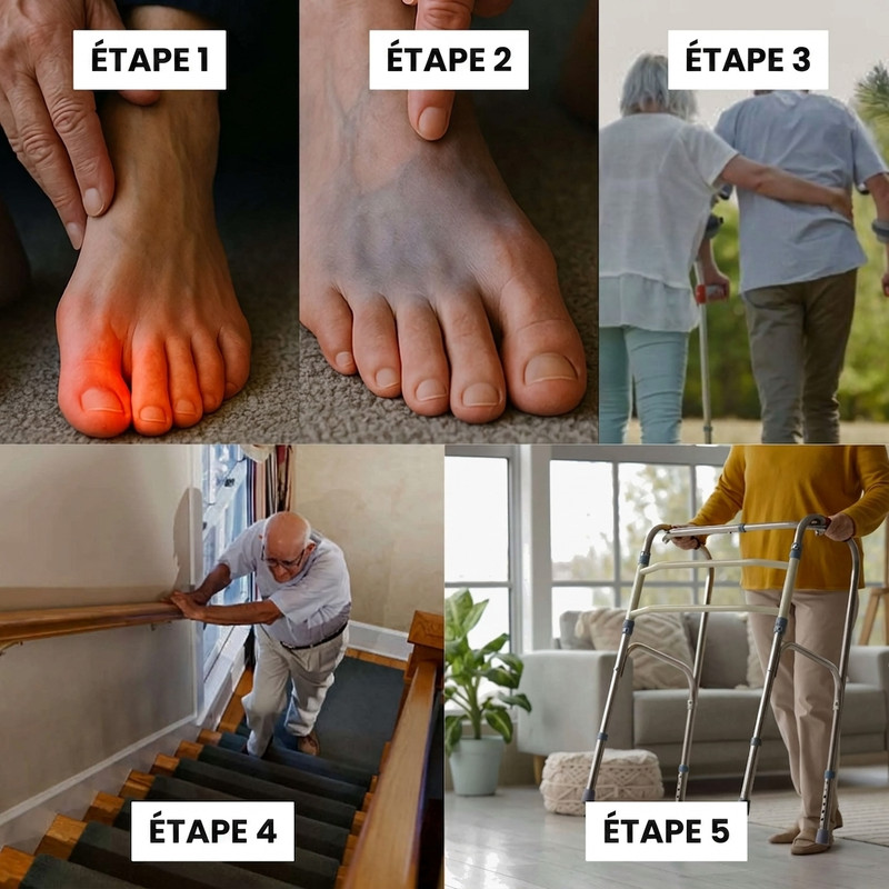 Les 5 stades de la neuropathie