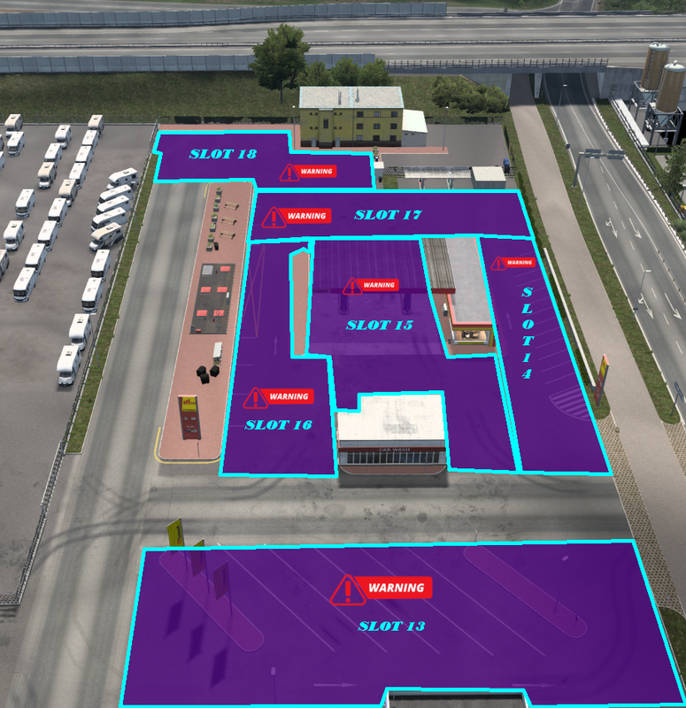Slot13 --> Slot18 ● Zürich > Gas Station + Resting Place
