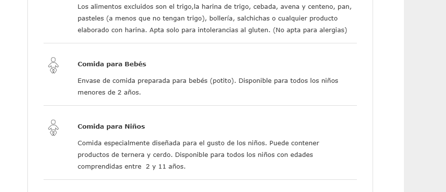 Servicios Iberia - Servicios a bordo: menu-a-bordo - Iberia con niños y bebés: silla, cuna, asientos, equipaje
