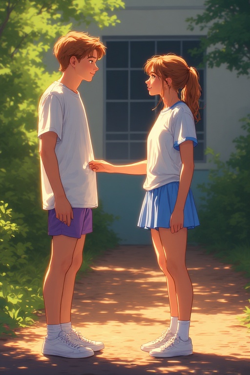 Two-Caucasian-teenagers-a-girl-37