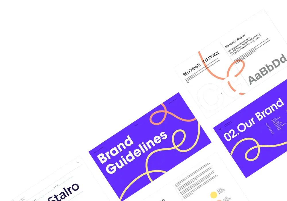 Brand identity cars typo