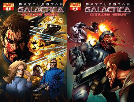 Battlestar Galactica - Cylon War #1-4 (2009) Complete