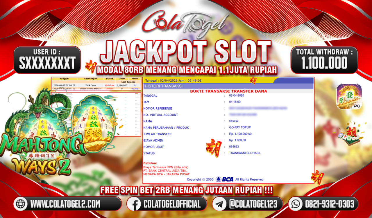 JACKPOT SLOT GACORR!!