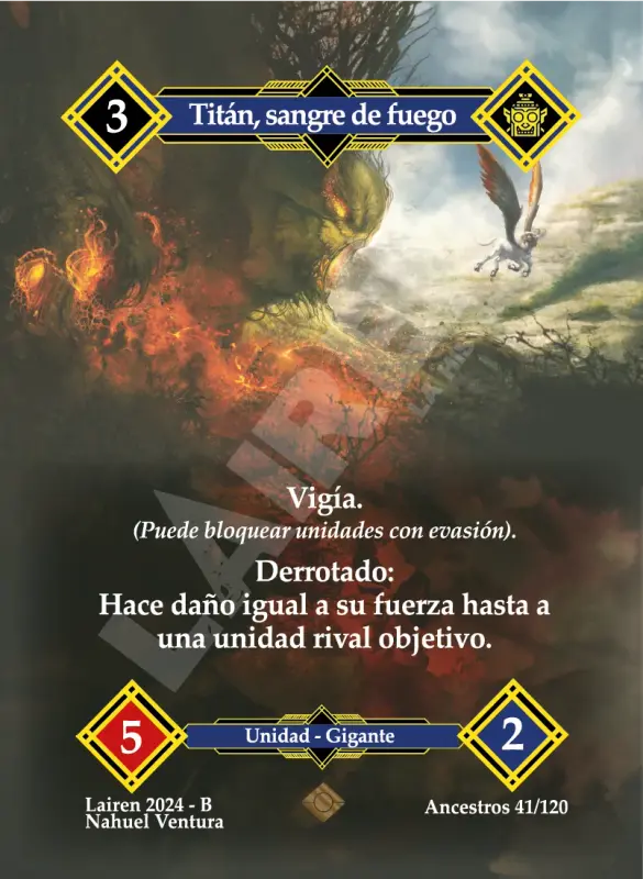 TITAN, SANGRE DE FUEGO