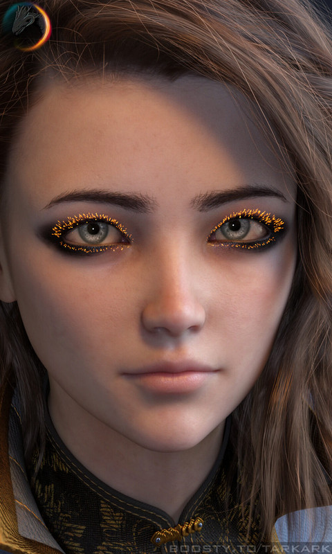 Roc Eyelashes for Genesis 8, 8.1 Female