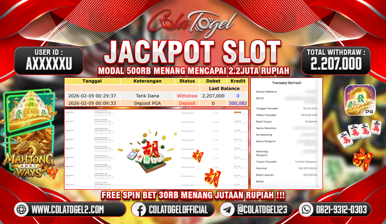 JACKPOT SLOT GACORR!!