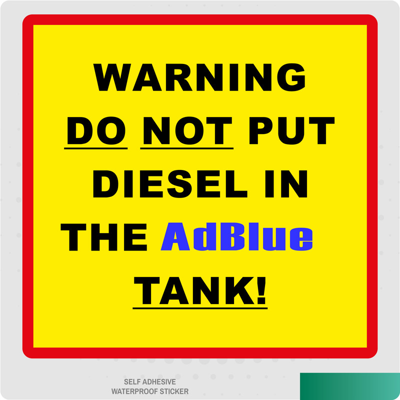 FAULTY DO NOT USE Warning Sign Self Adhesive Waterproof Vinyl Stickers 2 x