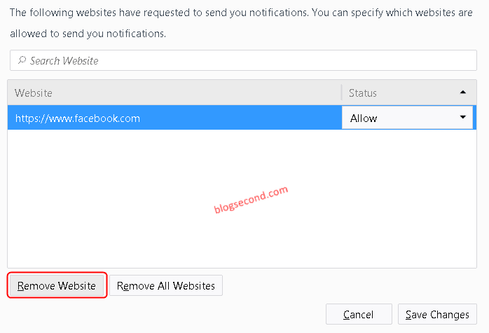 Mematikan Pemberitahuan di Browser Firefox