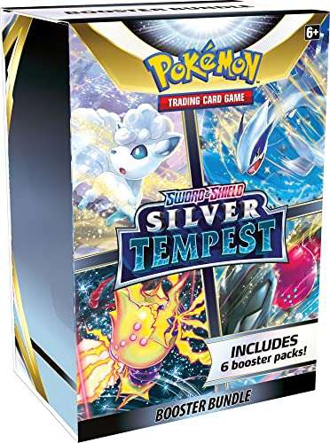 Amazon: Pokemon POKÉMON TCG: Sword & Shield—Silver Tempest Booster Bundle 
