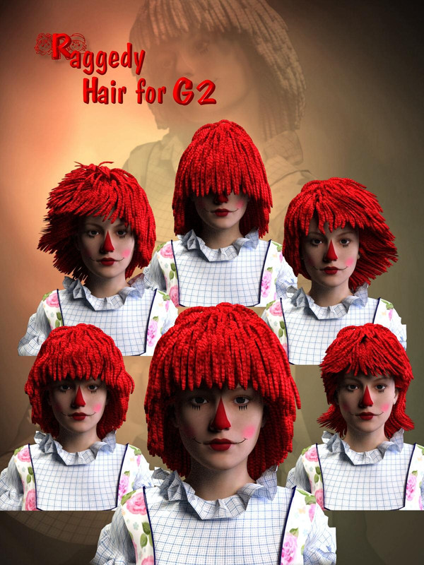 Raggedy hair Raggedy hair