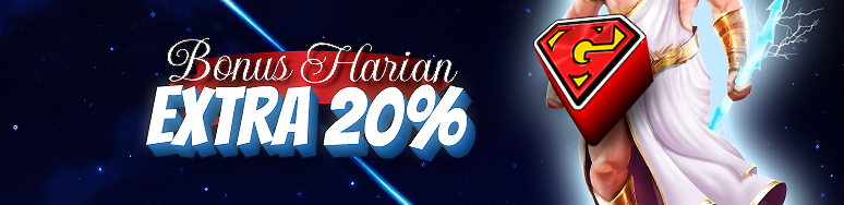 BONUS DEPOSIT HARIAN 20%
