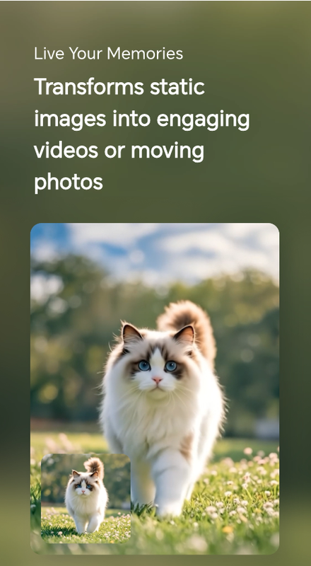 AI image to video demo