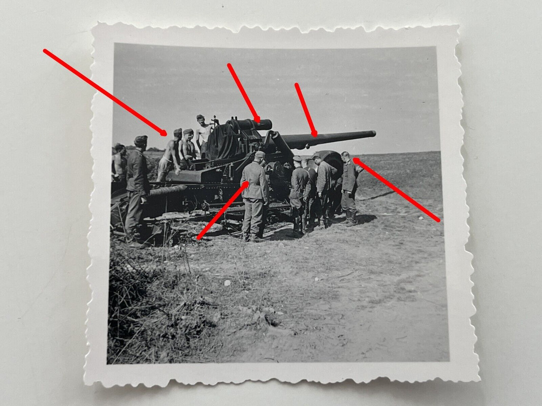 Foto Russland, 21cm Mörser 18 der 78. ID, schweres Artillerie Geschütz Nr. 4