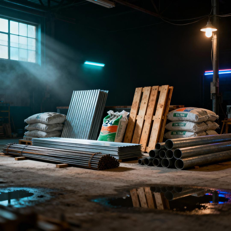 مواد البناء الأساسية