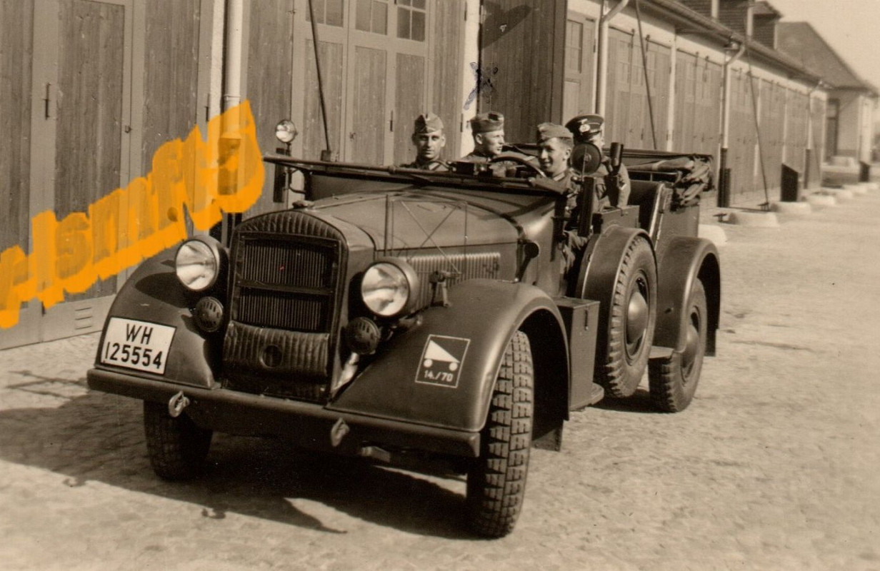photo PKW Kfz. Kübel-Wagen DETAIL Wehrmacht ww2