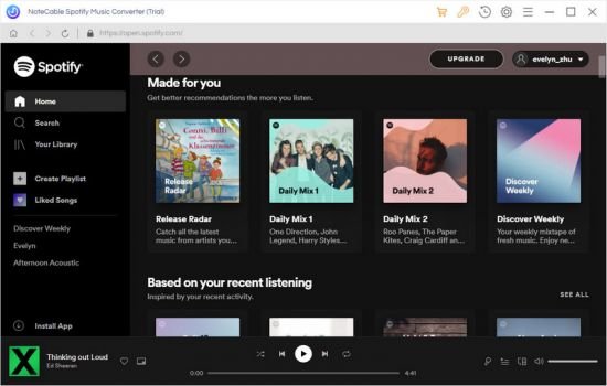 NoteCable Spotify Music Converter v1.2.3 Multilingual