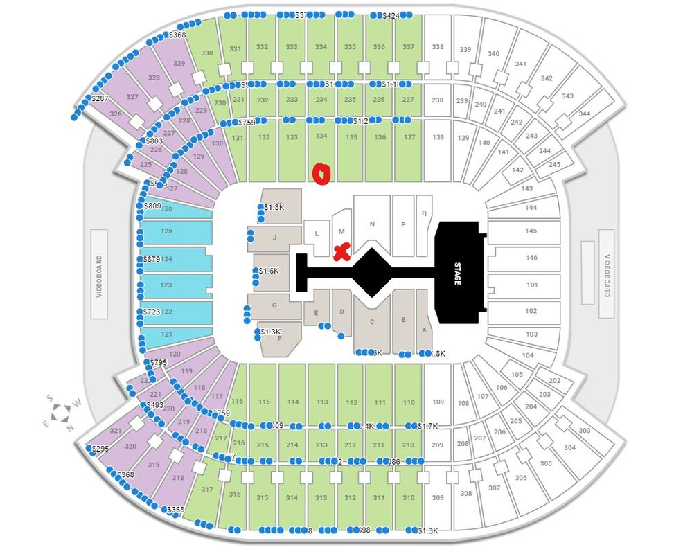 Best seats for Taylor Swift concert? - Bogleheads.org