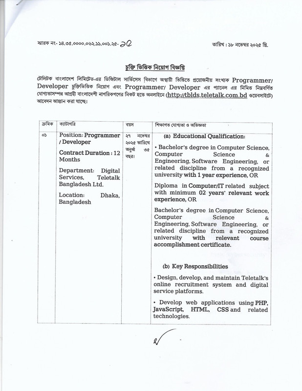 Teletalk-Bangladesh-Limited-Digital-Services-Department-Job-Circular-2025-PDF-1