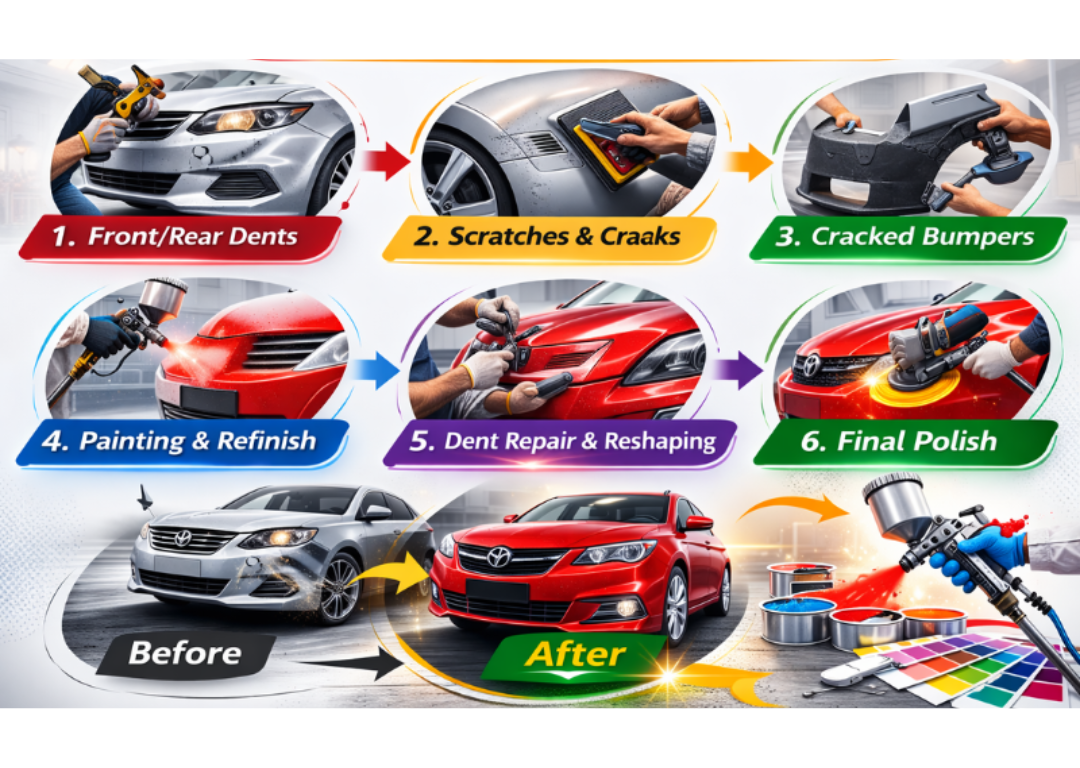 Car denting and painting cost Hyderabad