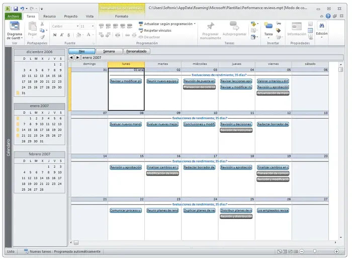 Microsoft MS Project 2010 Office en español tutoriales cursos tutorial programa facil basico