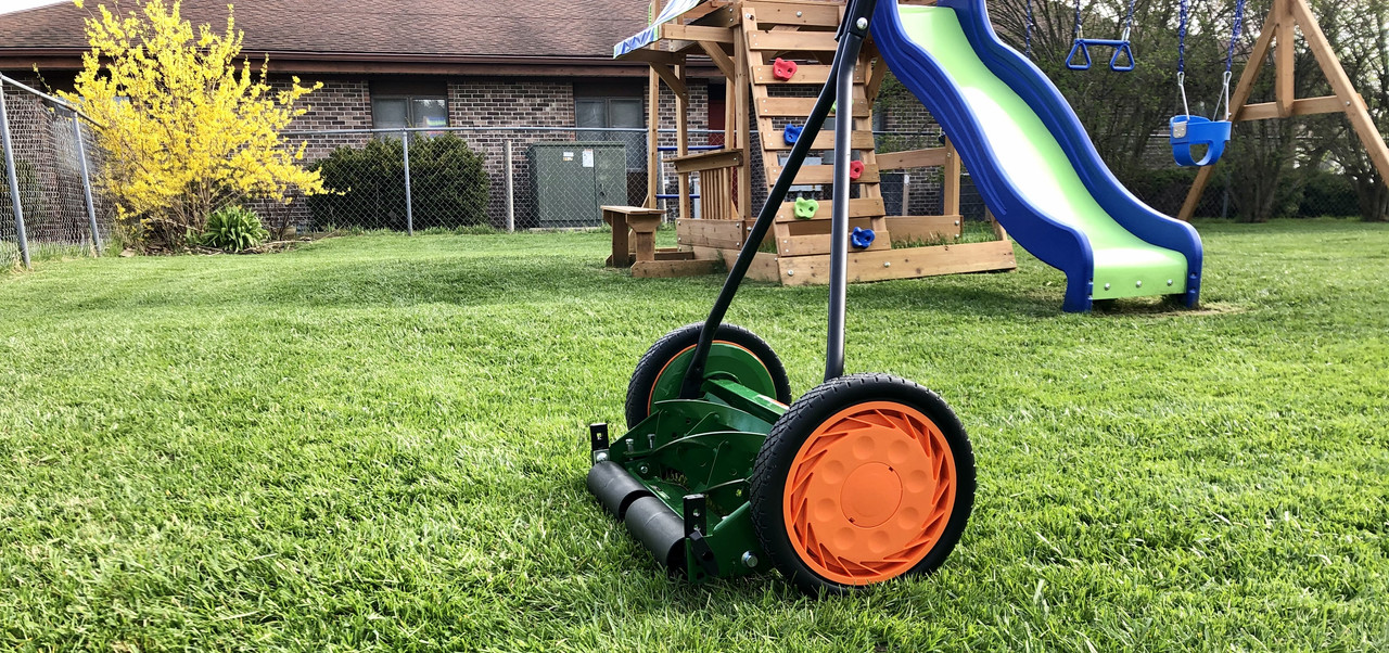 Mascot silent online cut reel mowers