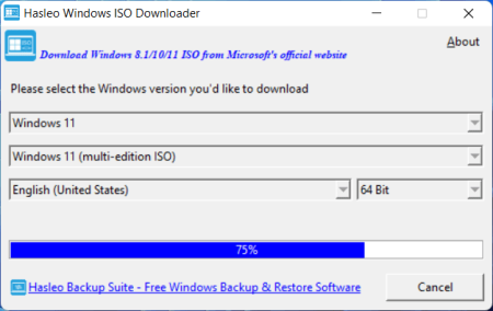 Hasleo Windows ISO Downloader 1.4